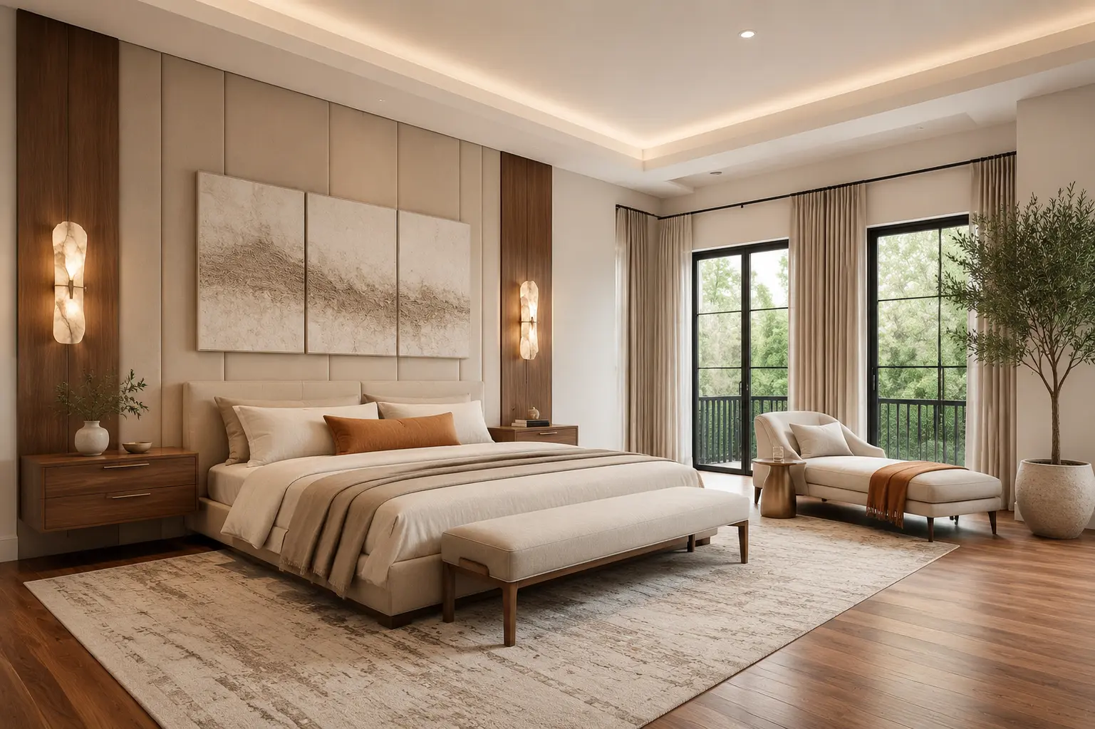 Smith Residence bedroom design